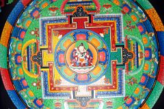 04 Tengboche To Dingboche - Kani With Painting Of Vajrasattva Yabyum Mandala Before Pangboche.jpg